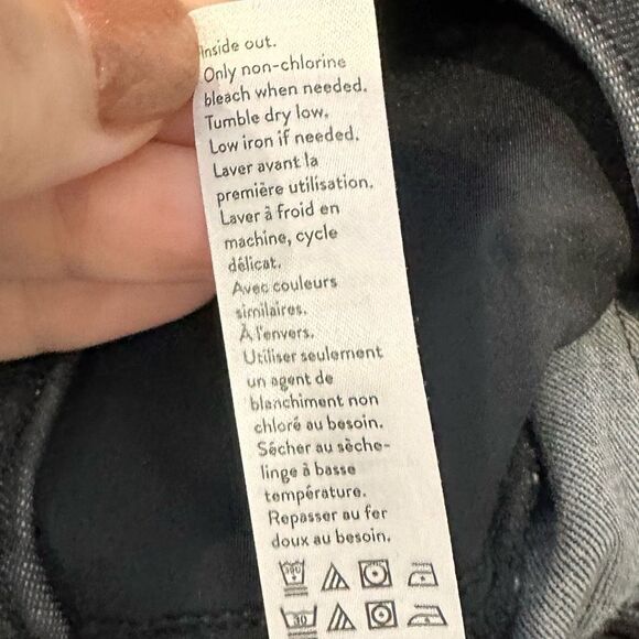 Spanx Black Distressed Skinny Jeans - Picture 6 of 7